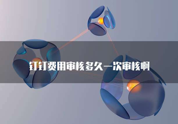 钉钉费用审核多久一次审核啊