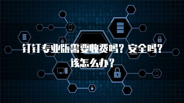 钉钉专业版需要收费吗?安全吗?该怎么办?