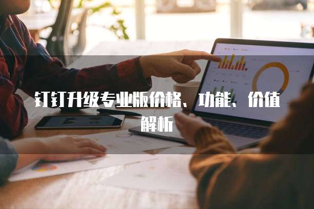 钉钉升级专业版价格、功能、价值解析