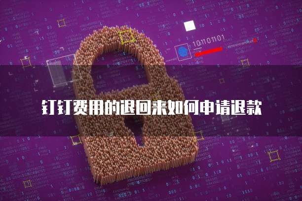 钉钉费用的退回来如何申请退款