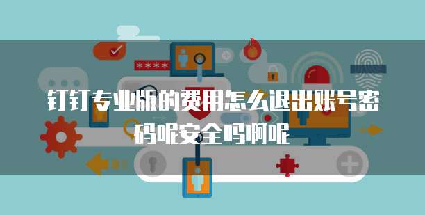 钉钉专业版的费用怎么退出账号密码呢安全吗啊呢
