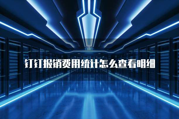 钉钉报销费用统计怎么查看明细