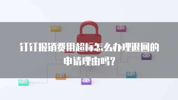 钉钉报销费用超标怎么办理退回的申请理由吗?