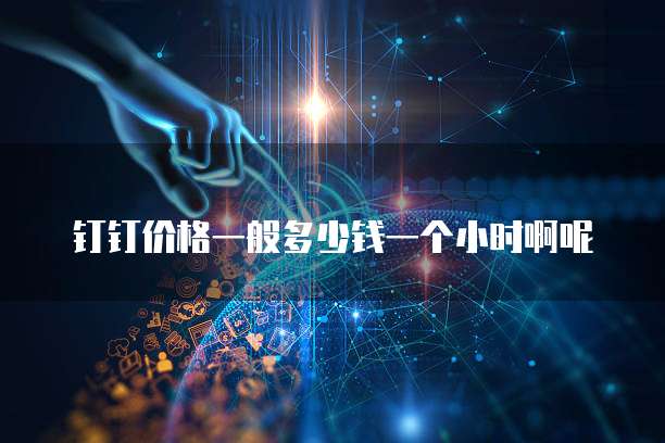 钉钉价格一般多少钱一个小时啊呢