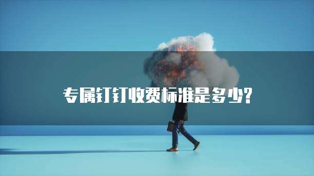 专属钉钉收费标准是多少?