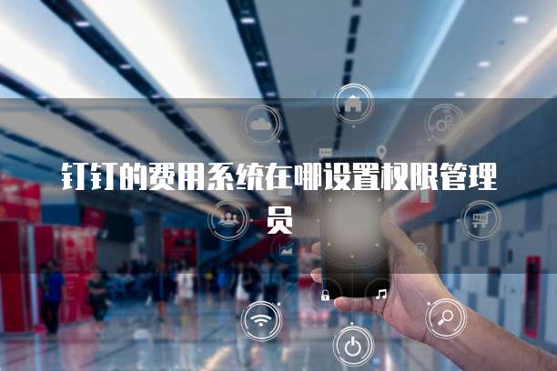 钉钉的费用系统在哪设置权限管理员