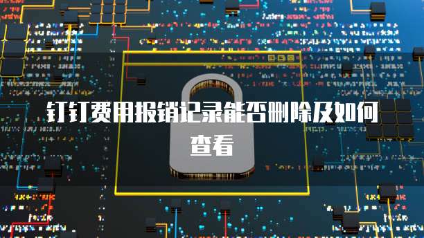 钉钉费用报销记录能否删除及如何查看
