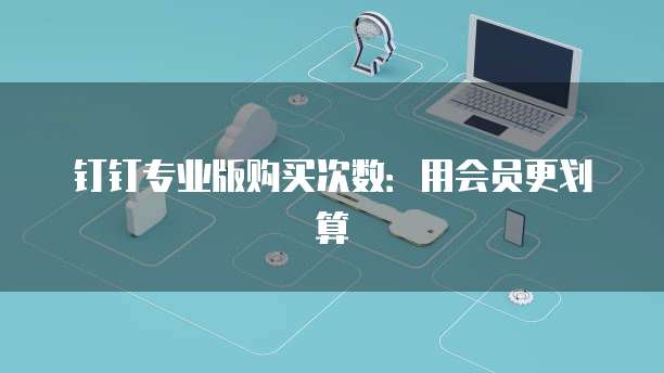 钉钉专业版购买次数：用会员更划算