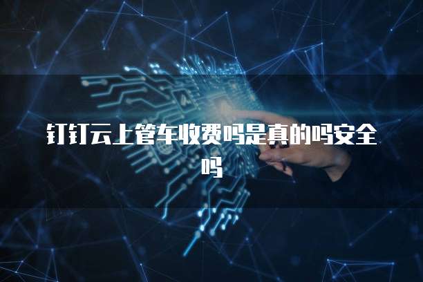 钉钉云上管车收费吗是真的吗安全吗