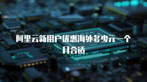 阿里云新用户优惠海外多少元一个月合适