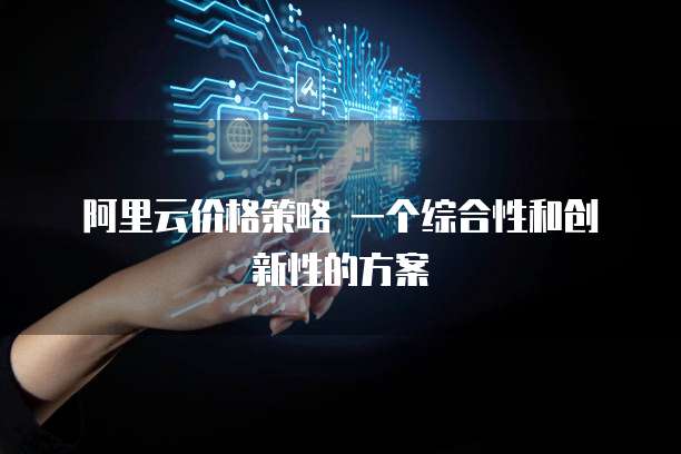  阿里云价格策略 一个综合性和创新性的方案