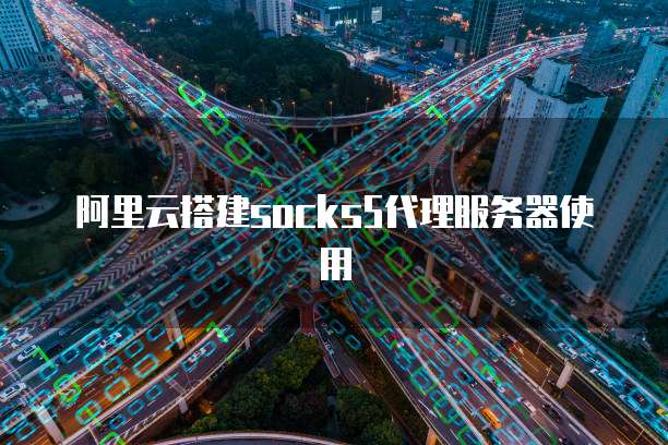 阿里云搭建socks5代理服务器使用