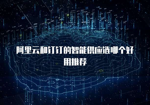 阿里云和钉钉的智能供应链哪个好用推荐