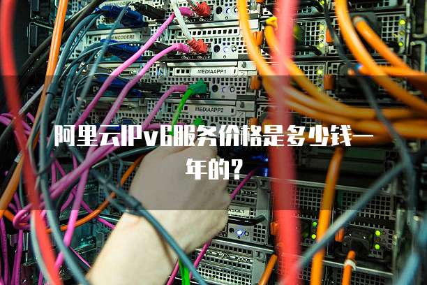 阿里云IPv6服务价格是多少钱一年的?