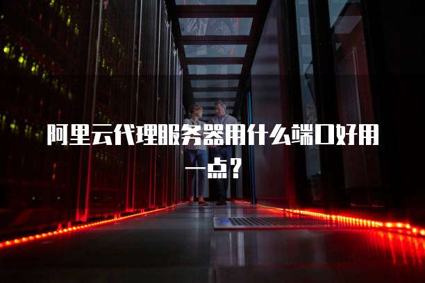 阿里云代理服务器用什么端口好用一点?