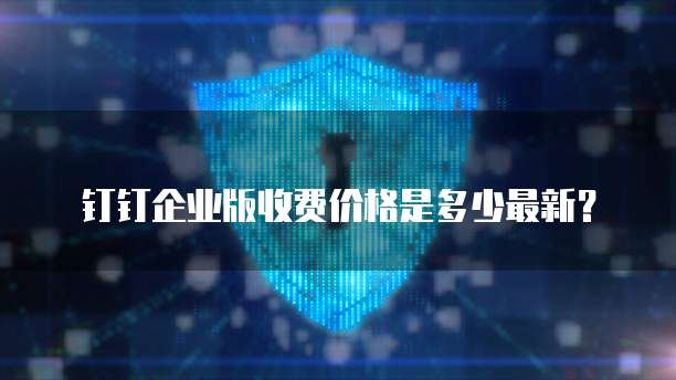 钉钉企业版收费价格是多少最新？