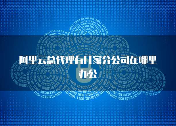 阿里云总代理有几家分公司在哪里办公
