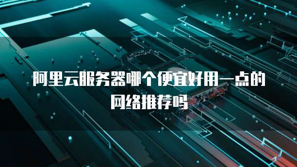 阿里云服务器哪个便宜好用一点的网络推荐吗