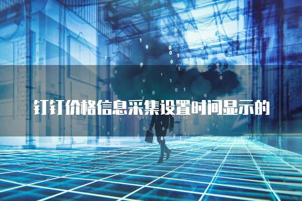 钉钉价格信息采集设置时间显示的
