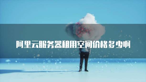 阿里云服务器租用空间价格多少啊