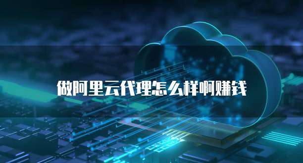 做阿里云代理怎么样啊赚钱