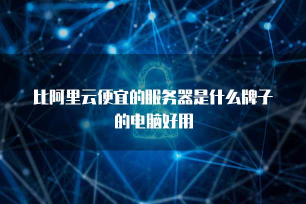 比阿里云便宜的服务器是什么牌子的电脑好用