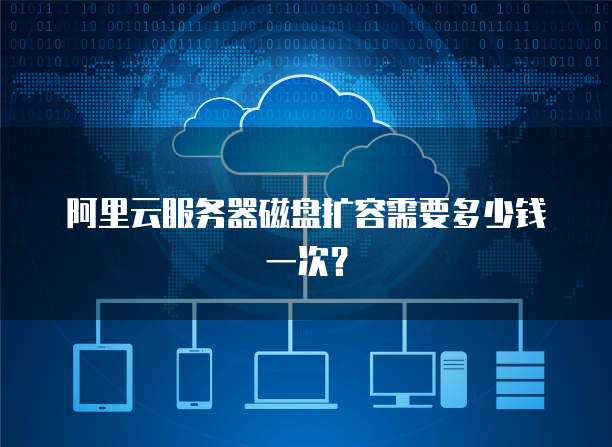 阿里云服务器磁盘扩容需要多少钱一次？