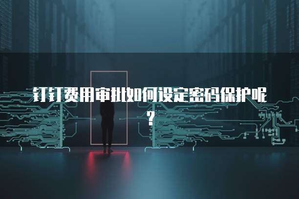 钉钉费用审批如何设定密码保护呢？