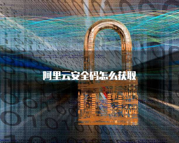 阿里云安全码怎么获取