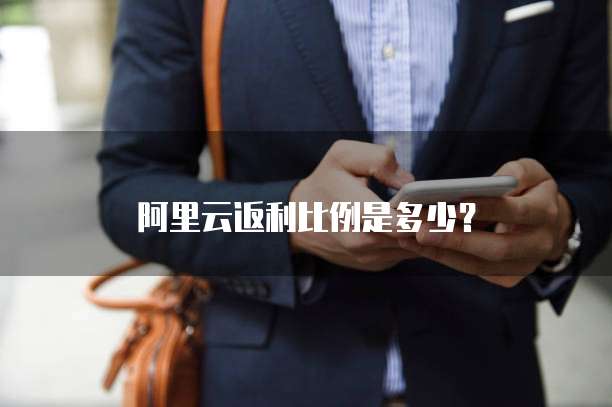 阿里云返利比例是多少?