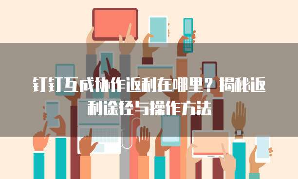 钉钉互成协作返利在哪里?揭秘返利途径与操作方法
