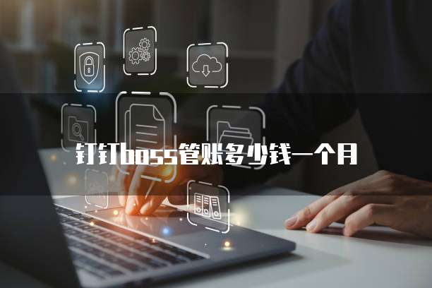 钉钉boss管账多少钱一个月