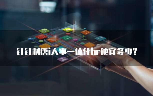 钉钉利唐i人事一体化hr便宜多少？