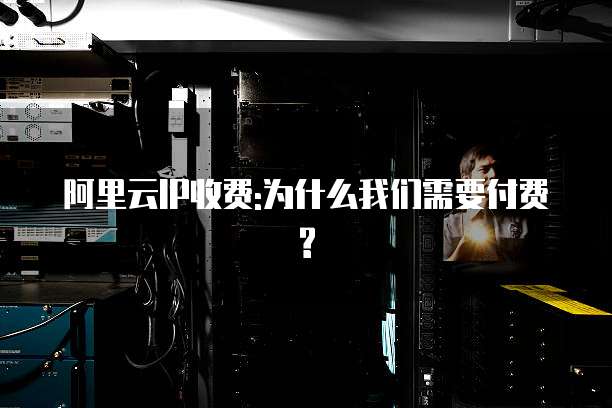 阿里云IP收费:为什么我们需要付费?