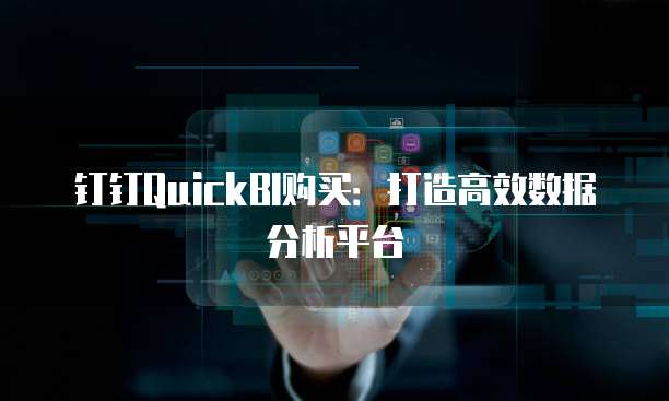 钉钉QuickBI购买：打造高效数据分析平台