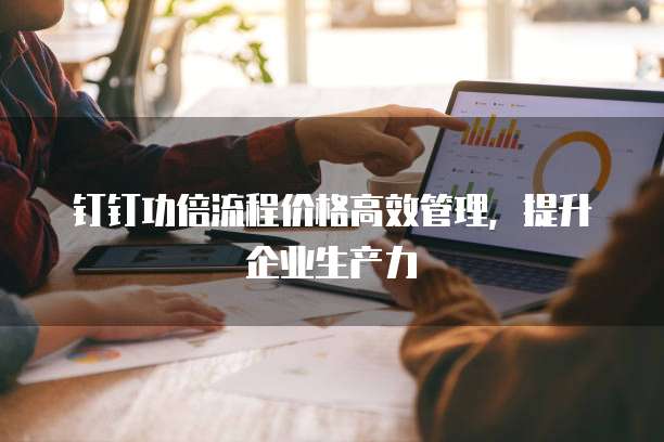 钉钉功倍流程价格高效管理，提升企业生产力