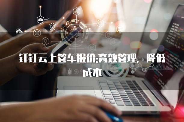 钉钉云上管车报价:高效管理,降低成本