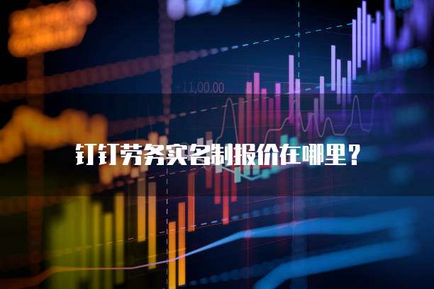 钉钉劳务实名制报价在哪里？