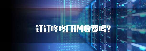 钉钉咚咚CRM收费吗？