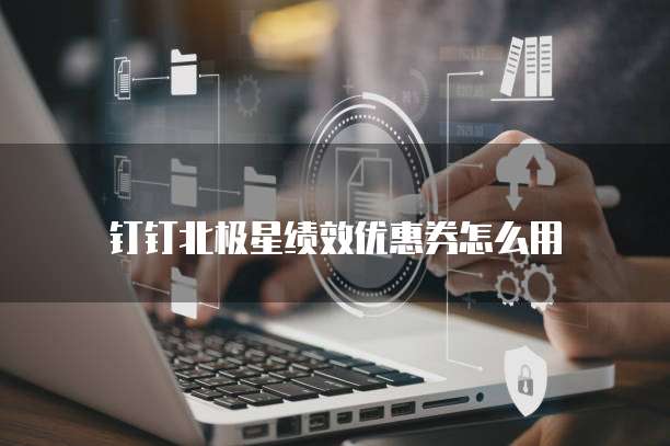 钉钉北极星绩效优惠券怎么用
