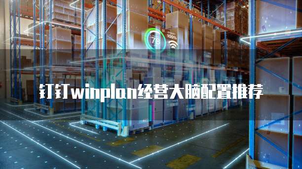 钉钉winplan经营大脑配置推荐