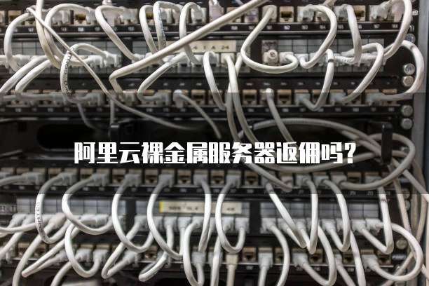阿里云裸金属服务器返佣吗？