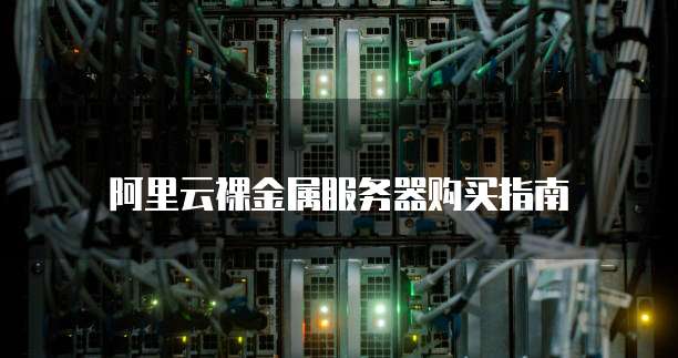 阿里云裸金属服务器购买指南