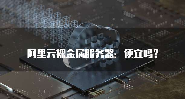 阿里云裸金属服务器:便宜吗?