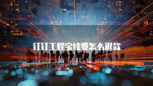 钉钉工程宝续费怎么退款