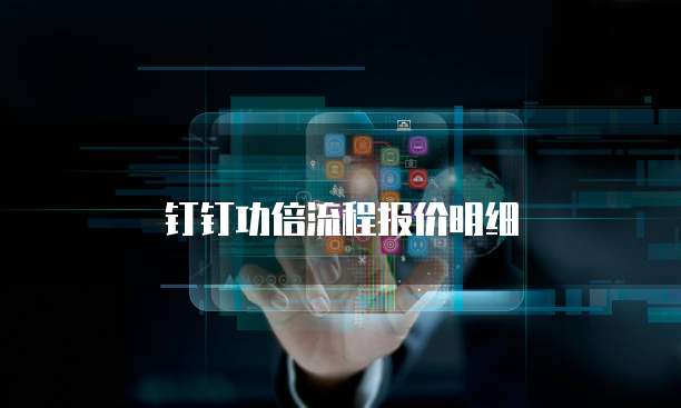钉钉功倍流程报价明细
