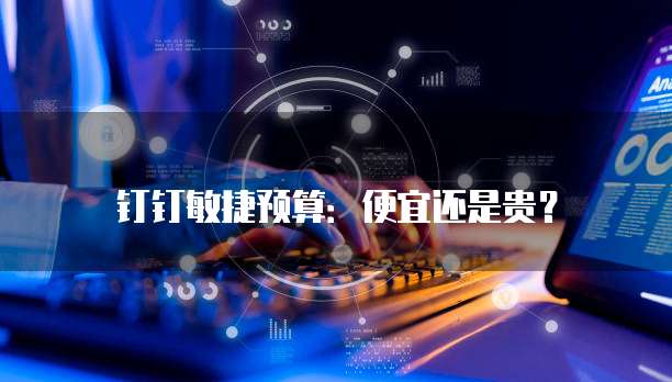 钉钉敏捷预算:便宜还是贵?