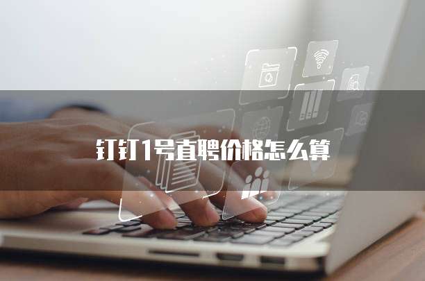 钉钉1号直聘价格怎么算