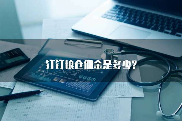 钉钉粮仓佣金是多少?