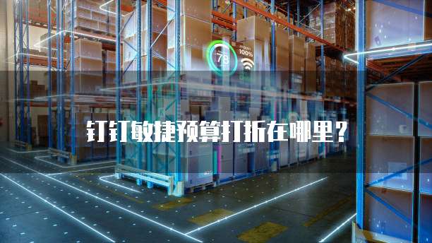 钉钉敏捷预算打折在哪里?